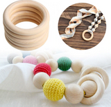 Wooden Rings Circle Pendant