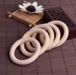 Wooden Rings Circle Pendant